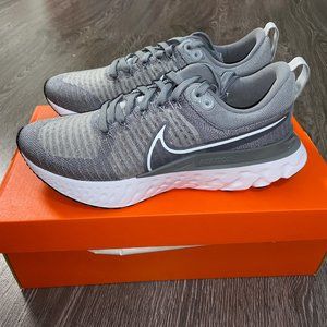 Nike React Infinity Run FK 2 Men Running Shoes Size 7.5 Particle Grey CT2357-001